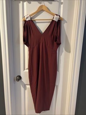 Sleeveless V-Neck Pencil Fitted Dress, Reitmans, size medium, NWT
